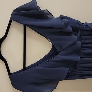 Baltic Born navy wrap style dress